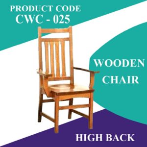 Wooden High back Chair