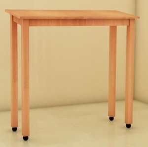 heart table with wheels (frw20)  